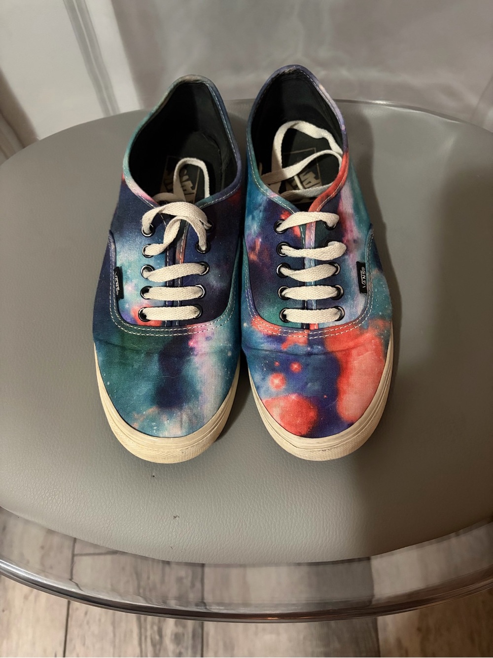 Men’s Galaxy Canvas Sneakers - Blue, Purple, Red